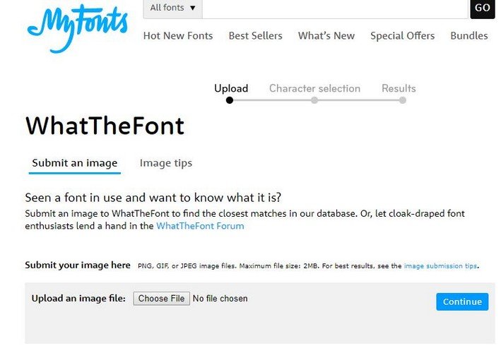font-whatthefont